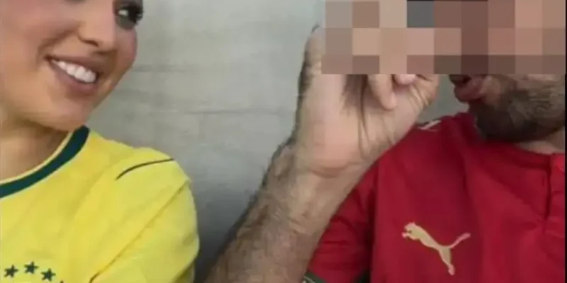 وأخيرا المؤثرة البرازيلية وجدت المشجع المغربي محمد