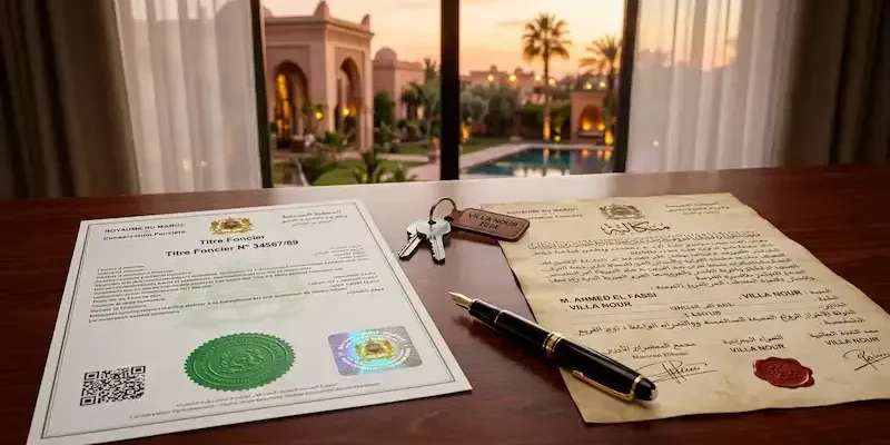 الفرق بين العقار المحفظ (التيتر) وغير المحفظ (الملكية) بالمغرب 2026: أيهما أضمن لاستثمارك
