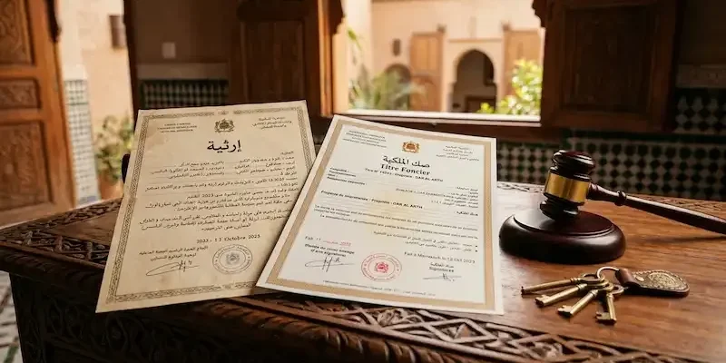قسمة العقار بين الورثة في المغرب: الحل القانوني للخروج من الشياع وحماية حقوقك 2026